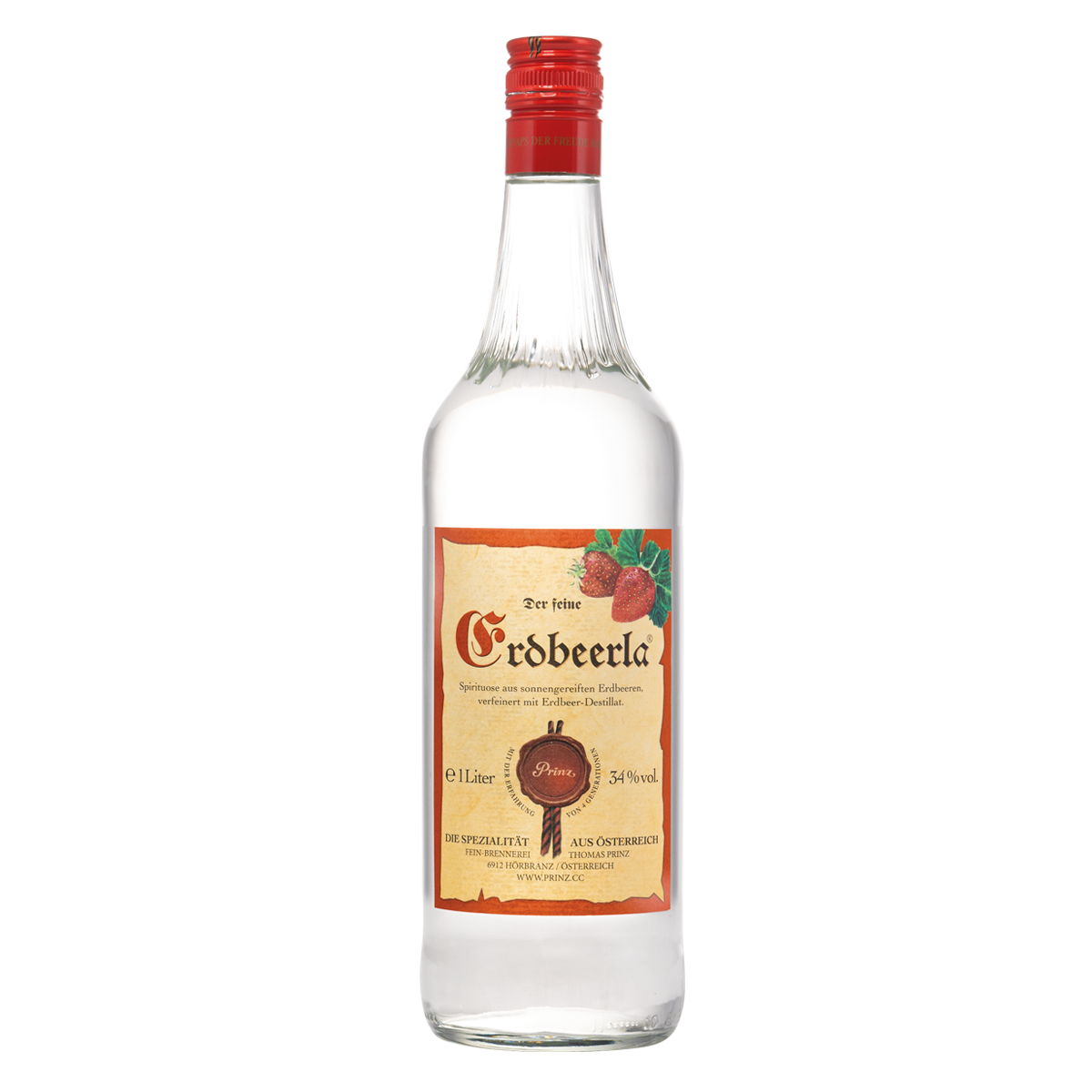 Prinz Erdbeerla 34% vol.