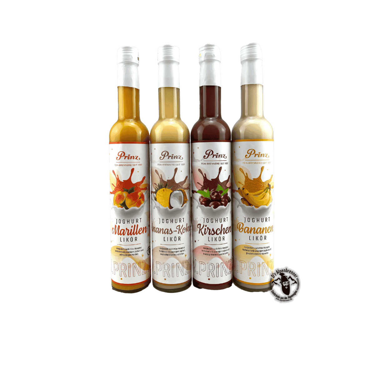 Prinz 4er Joghurt Frucht Likör Set