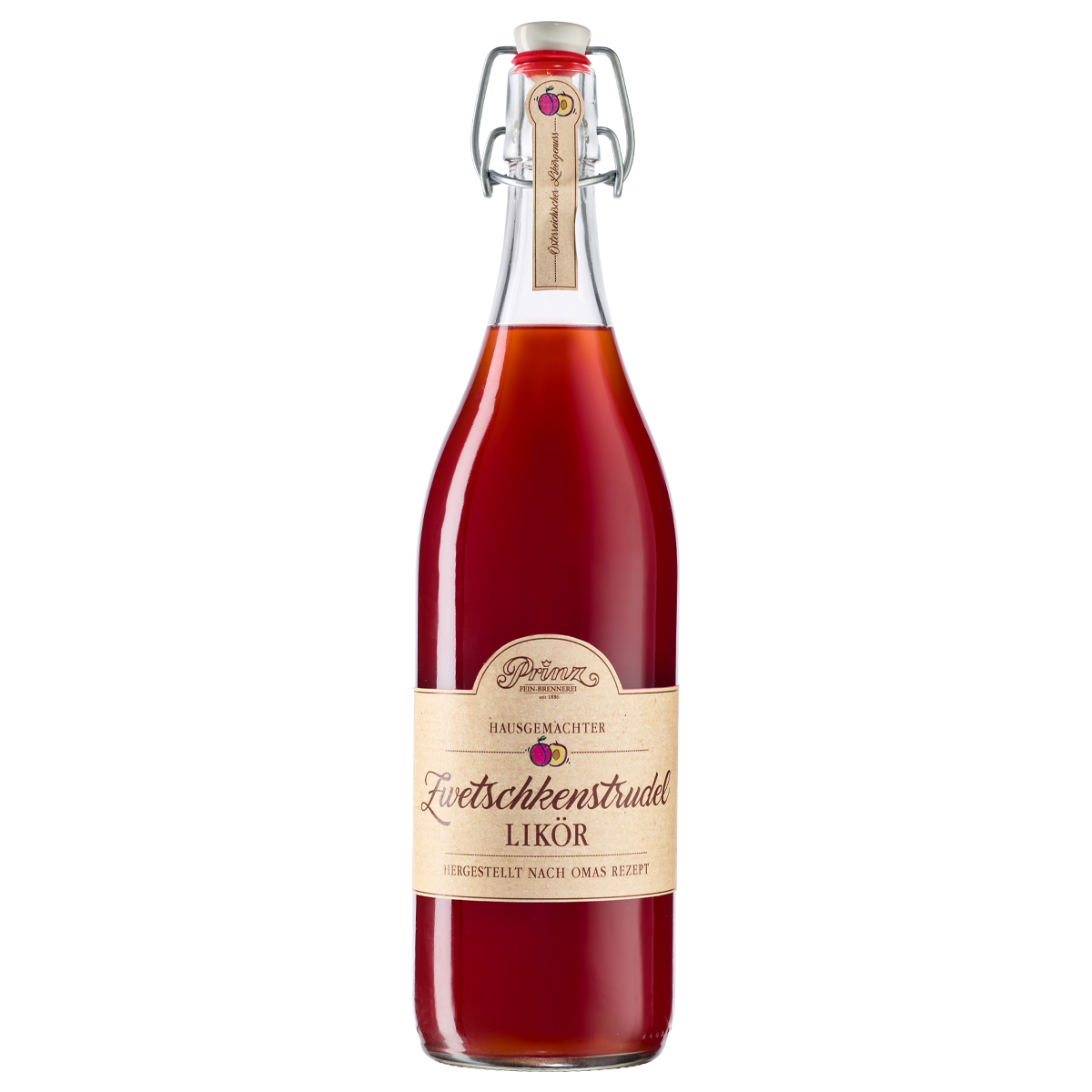 Prinz Zwetschkenstrudel Likör  16% vol.