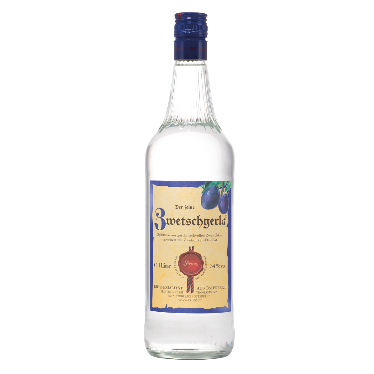 Prinz Zwetschgerla 34% vol.