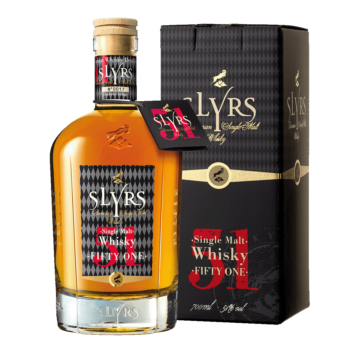 Slyrs Destillerie Slyrs Fifty One 51% vol