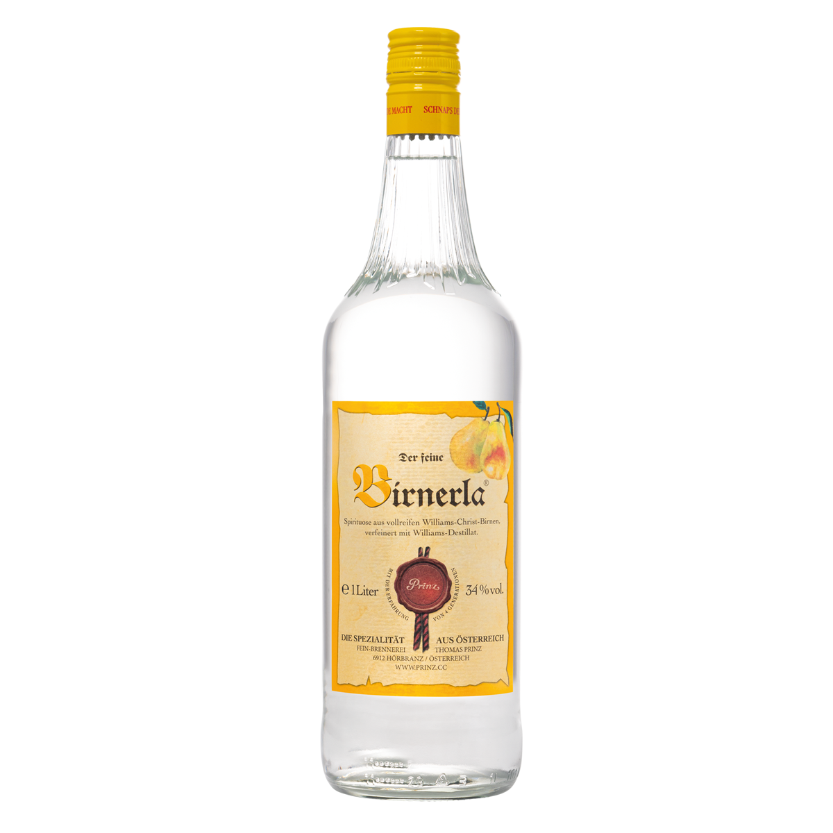 Prinz Schnaps Feinbrennerei Prinz Birnerla 34% Vol.