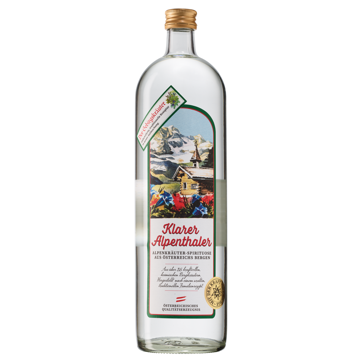 Prinz Schnaps Feinbrennerei Prinz Klarer Alpenthaler 38% vol