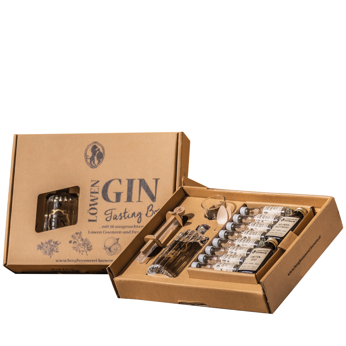 Bergbrennerei Löwen Löwen Gin Tasting Box 40% Vol